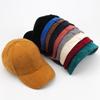 Corduroy Baseball Cap For Women Men's Fashion Snapback Autumn Winter Hip Hop Caps Casual Vintage Brand Hats Unisex