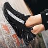 TUINANLE Men Shoes Comfortable Casual Sneakers Fashionable Platform Breathable Couple Running Shoes Black Walking Sneakers