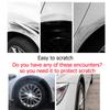 2PCS Car Wheel Rim Edge Anti Scratch Stickers Adhesive Arches Flare Extension Trim Protector Wheel Eyebrows Styling Protection