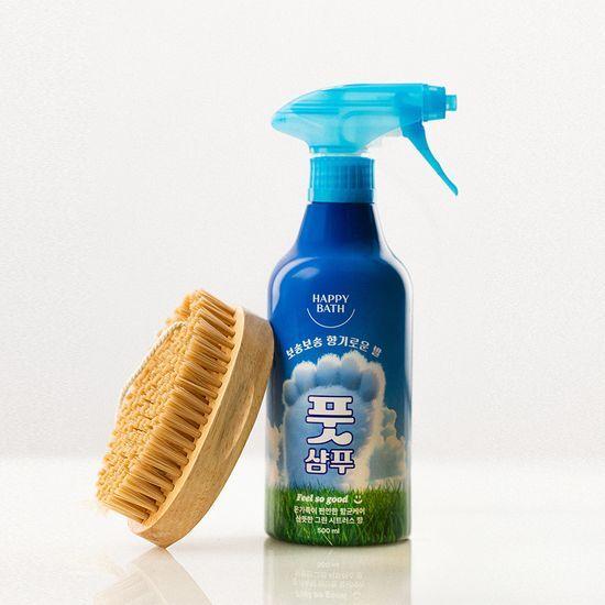 HAPPY BATH Шампунь для устранения запаха ног 500 мл (Основной продукт/Заправка)