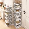 Съемная полка для обуви Простые полки для обуви Многослойный шкаф для хранения Цветной шкаф Органайзер для хранения обуви Экономия места