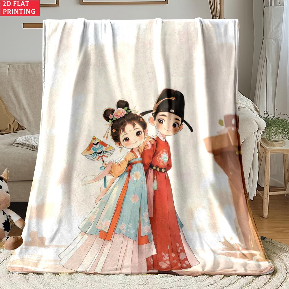 Little Couple thin Flannel Blanket for Bedrooms,Living Rooms,Sofas Blankets,Lunch Breaks,Picnics,blankets fluffy custom blanket