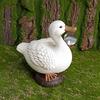 Yousheng 1/2Pcs Magnetic Beak Duck Statue Key Holder Resin Duck Figurine Key Hanger Home Office Animal Sculpture Desktop Decoration Ornament