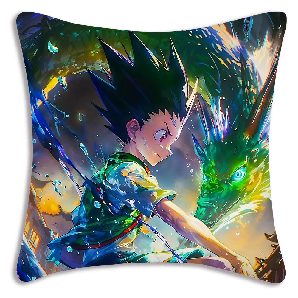 Аниме Для h-Hunter X HunterS Наволочки Мультяшные Диван Декоративные Домашние Двусторонние Печать Короткий Плюш Милая Наволочка