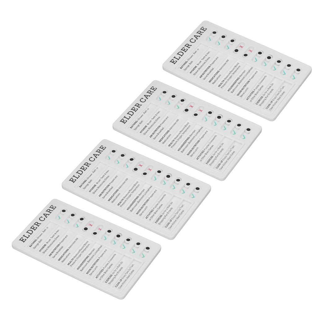 4 шт. Доска для списка дел Сделай сам Производство Перерабатываемая Портативная Доска для списка дел Съемная Таблица дел для DIY Сообщений Путешествий