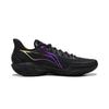 Li Ning Light Speed 4 Амортизирующие Скользкие Устойчивые к истиранию Упругие Низкие Баскетбольные кроссовки Мужские Черно-фиолетовые ABPW011-7