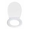 WENKO Toilet Seat with "easy Close" Soft Close Vorno Neo, Clip-on Toilet Seat with Stainless Steel "fix Clip" Fixing, Duroplastic