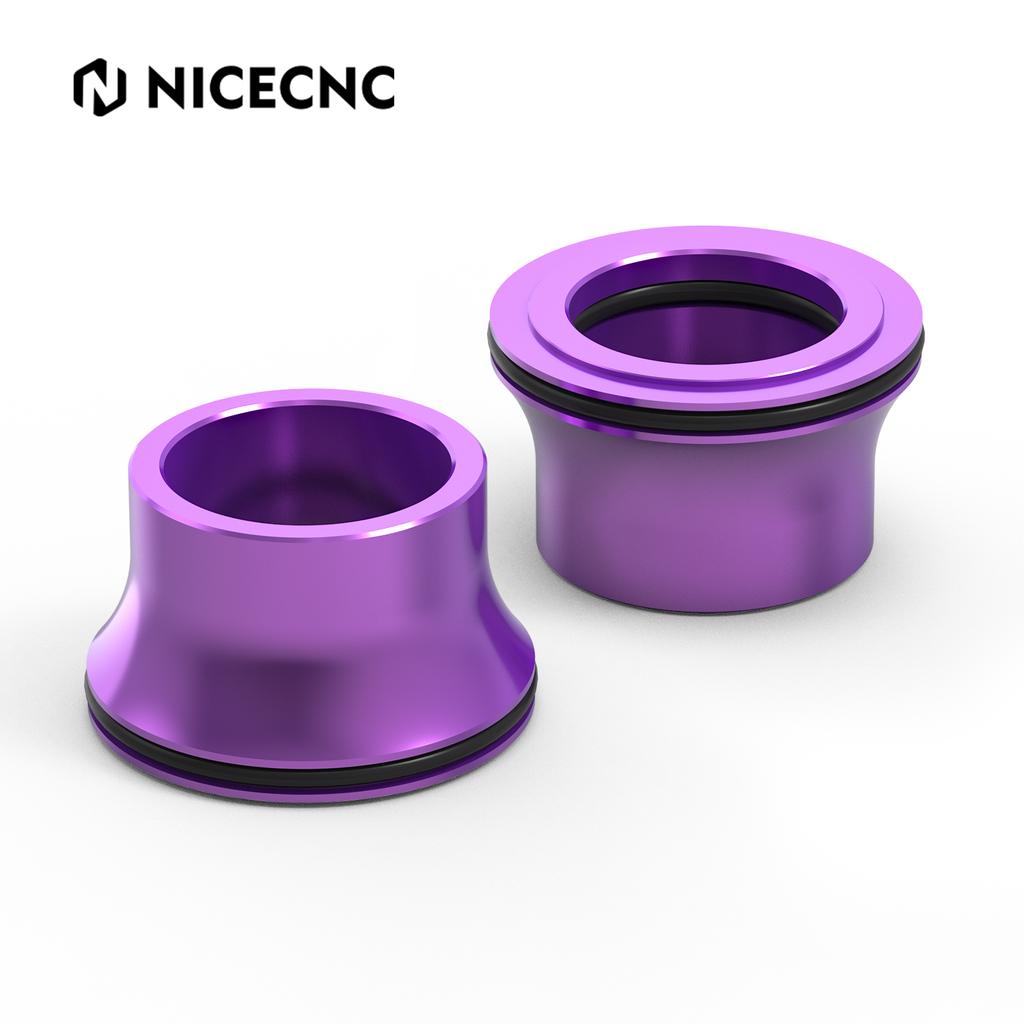 NICECNC For Surron light bee X S L1E Electric Dirt Bike Aluminum Front Wheel Spacers Hub Collars O-ring For Segway X160 X260