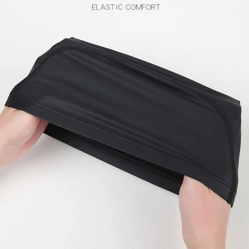 Водонепроницаемая шапочка для плавания из полиуретана Водонепроницаемая шапочка для плавания для длинных волос Длинные Короткие волосы