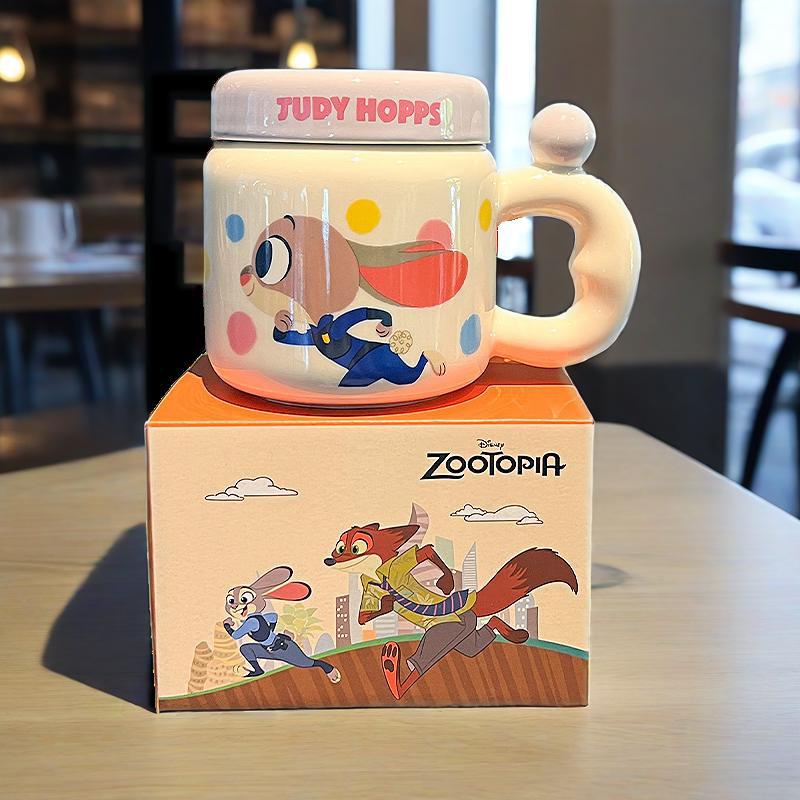 Nick Judy Ceramic Mug 2025 Girls High Value Milk Ceramic Mug With Lid Birthday Gift