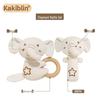 Набор детских погремушек Kakiblin из органического хлопка - Безопасная игрушка для прорезывания зубов и подарок для новорожденного