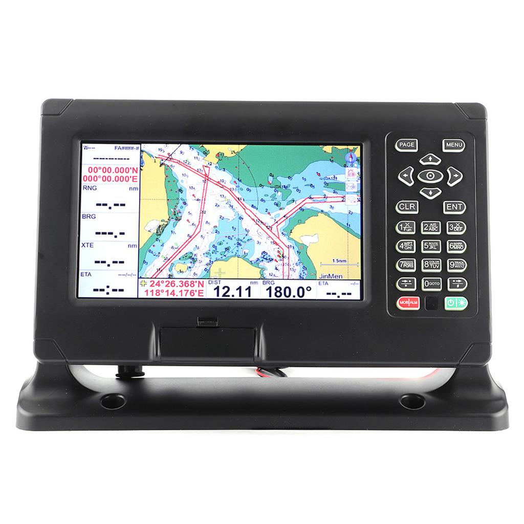 GPS Навигатор 8-дюймовый Цветной ЖК-экран Точный Высокой Четкости Водонепроницаемый 12-36 В для Морского Судна