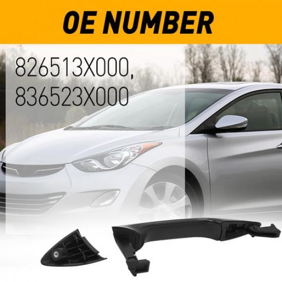 Outside Exterior Door Handle Rear Left Driver Side For 2011-16 Hyundai Elantra I