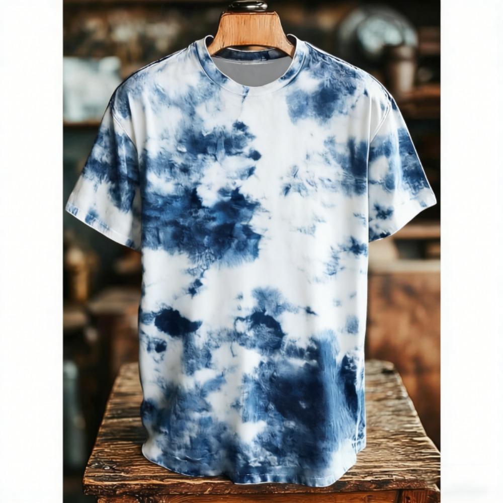 Europe and America Vintage Men's T-Shirts Fashion Street Short Sleeve Tee Shirts Loose Outdoor Casual Clothing T-shirt Women Tees Tops