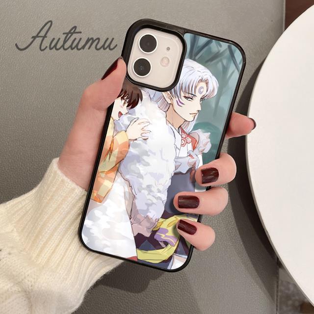 Чехол для телефона Inuyasha Sesshomaru Anime для iPhone 11 12 13 14 Pro Max mini XR XS SE 2020 6S 7 8 Plus Samsung Galaxy S21 S22