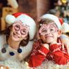 NewPink,Christmas, Retro,Glasses Party,Decoration Supplies,Paper, Photo Props,Quirky