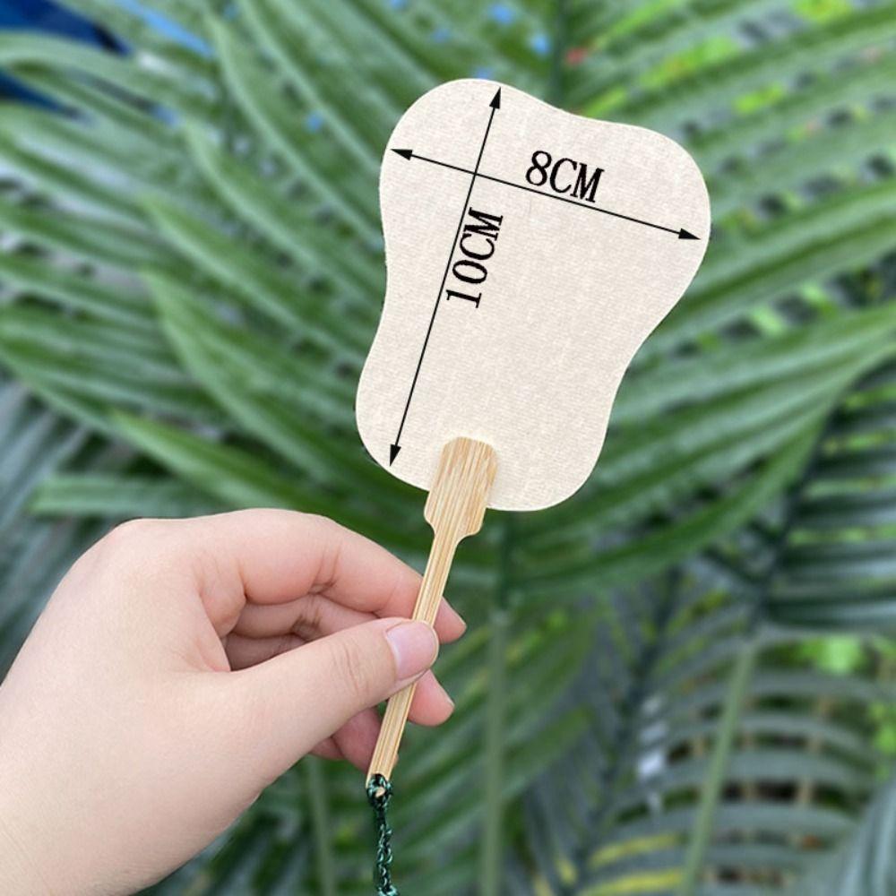 Мини-групповой веер Xuan бумажный веер двухсторонний пустой маленький веер расписанный вручную креативный веер DIY лакированный веер ручной веер рукоделие