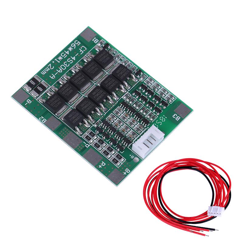 4S 14,8V 30A Bms PCB Защитная плата 18650 Баланс ячеек литий-ионной батареи