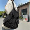 Lightweight Canvas Shoulder Bag Portable College Student Schoolbag  Unisex