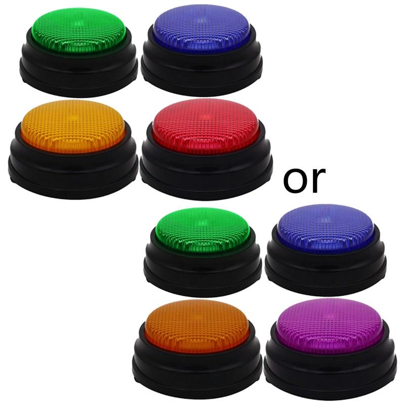 Записываемая говорящая кнопка для домашних животных, собак и кошек, индивидуальная обучающая игра со звуком, интерактивные кнопки для общения с домашними животными