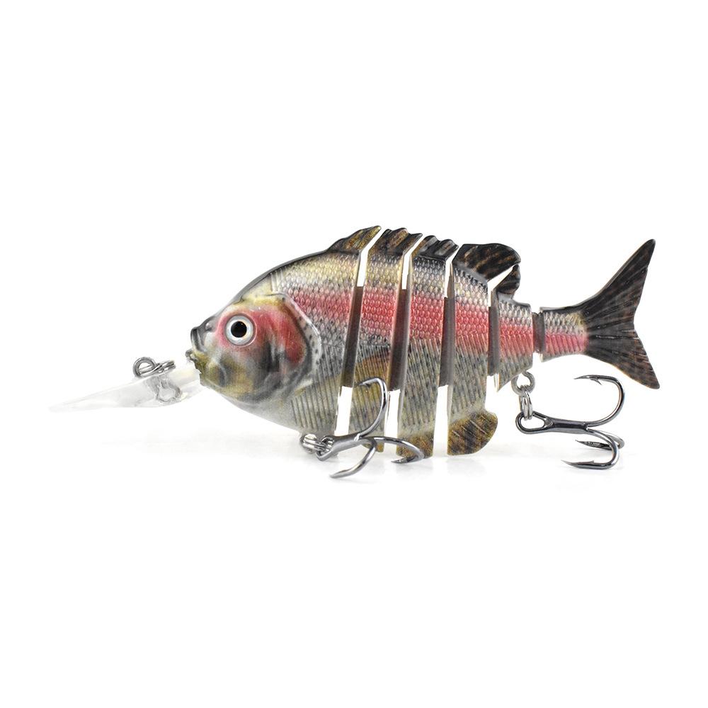 80Mm 16.8G Mini Long Tongue Board Sunfish Luya Bait Talk About Water Sea Fishing Bait Hard Bait Luya Bait Multi-Section