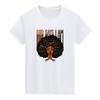 Stickers On Clothes Afro Woman Patch Diy Hoodies T-Shirt Parches Ropa Heat Transfer Thermal Transfer Patch God Says I Am Queen