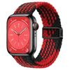 Совместимо с Apple Watch S10, iWatch 11, Xiaomi 9, Huawei; Нейлоновый ремешок с магнитной пряжкой "Радуга".
