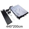 Car Side Awning Tent Black Coating Tarp Outdoor Waterproof Camping Black Coated Car Rear Shelter SUV Self-driving Supplies