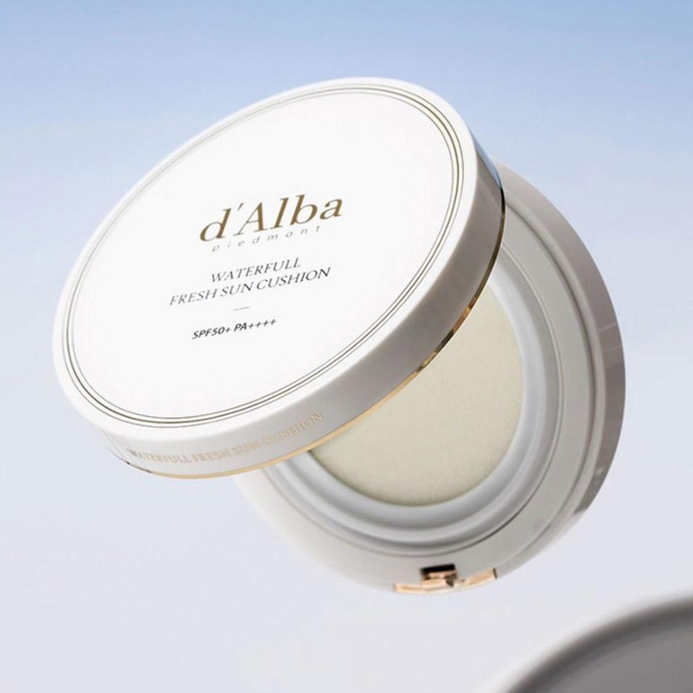 d'Alba Waterful Fresh Sun Cushion Original SPF50+ PA++++, 15g, 2 Pieces