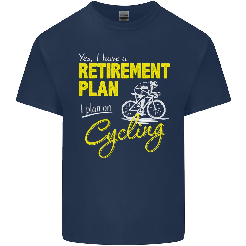 Cycling RetireUnisext Plan Cyclist Funny Unisexs Light Cotton TShirt