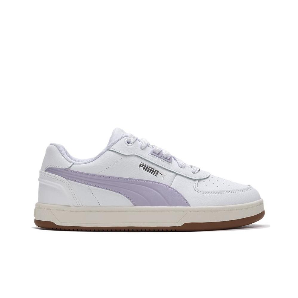 PUMA Caven 2.0 Low top Skateboard Shoes Unisex White Purple 395016-22