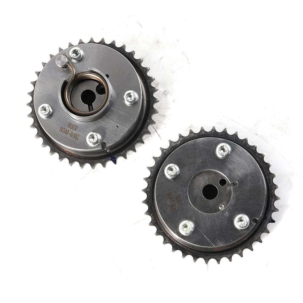 PANGOLIN 2pcs Intake&Exhaust Camshaft Adjuster Gear for Toyota Camry RAV4 Highlander Venza Car Parts 13050-0V010+13070-0V010