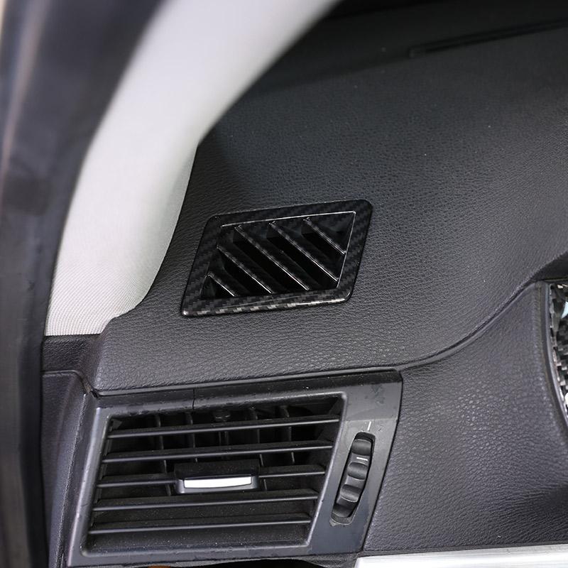 Для BMW X3 E83 2006 2007 2008 2009 2010 ABS хром/углеродное волокно приборной панели автомобиля вентиляционная рамка крышка отделка наклейки автомобиля