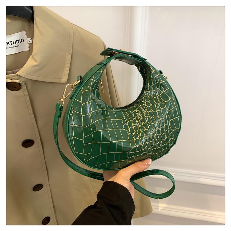 Популярная женская сумка через плечо с узором из камня 2024 года, новая модная простая весенняя сумочка с цепочкой большой емкости