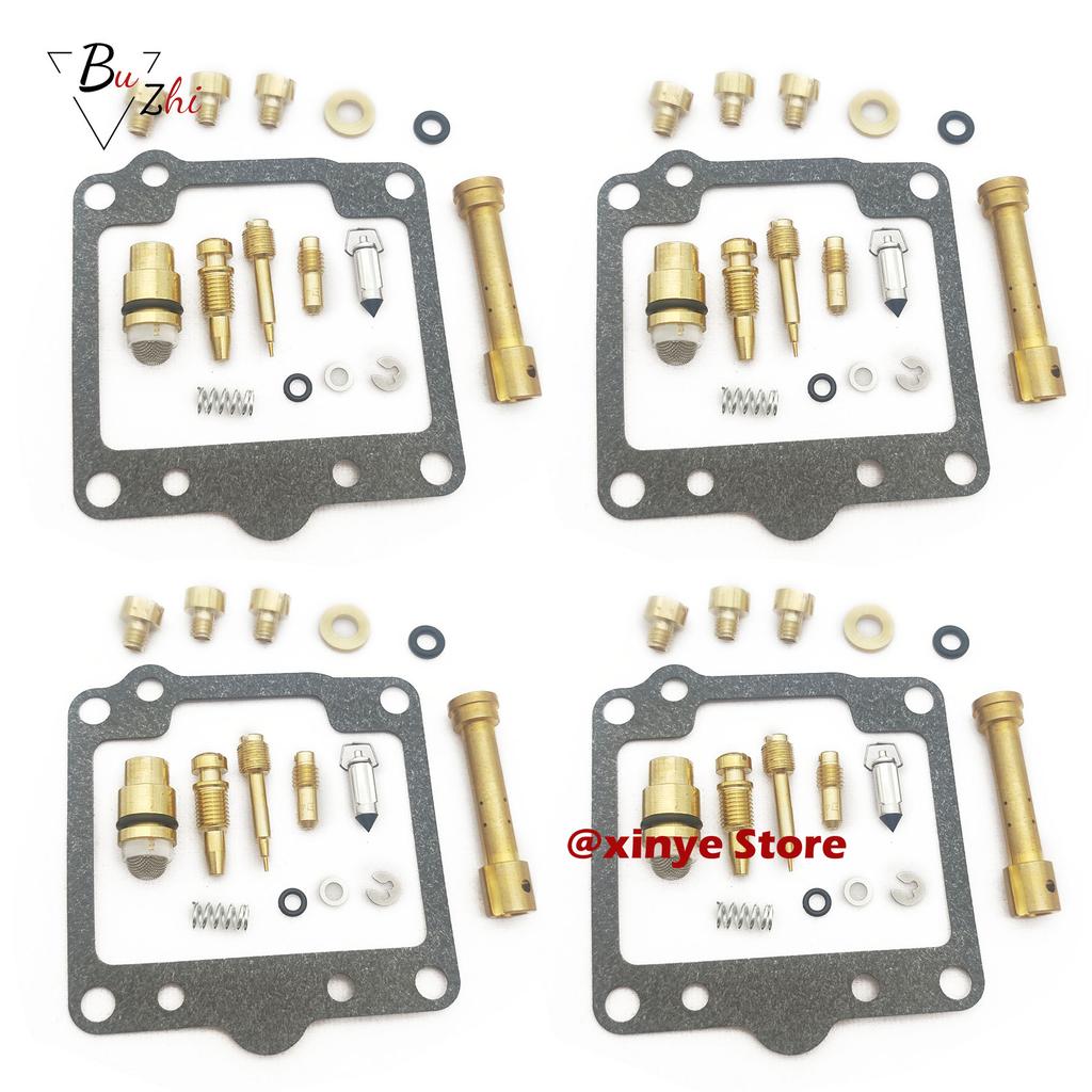 Motorcycle carburetor repair kit floating needle gasket air screw parts for Yamaha XS400 XS400S 1980-1982 XS 400 S 400S