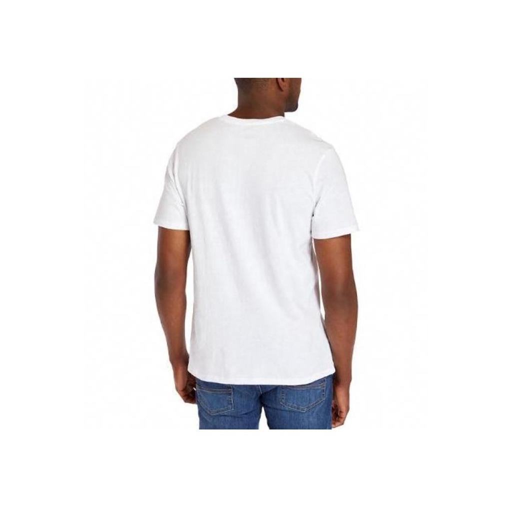 Timberland Футболка с коротким рукавом и принтом логотипа, мужские топы, белые A1NAIH79