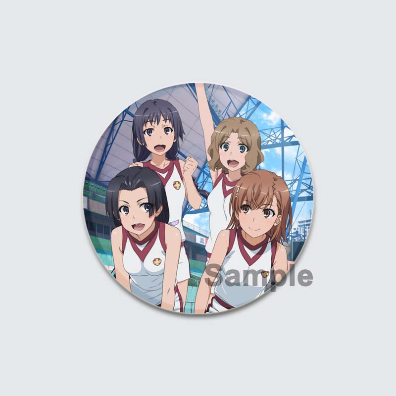 32/44/58 мм A Certain Scientific Railgun HD Брошь Значок Аниме Мультяшная Фигурка Мисака Микото/Ваннай Кинухо Круглые Демонстрационные Булавки Ювелирные Изделия Подарки