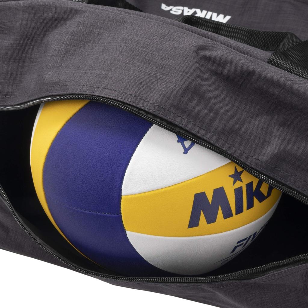 Сумка для мячей MIKASA размера M, волейбольная, футбольная, 4 шт., черная, AC-BGM40-BK