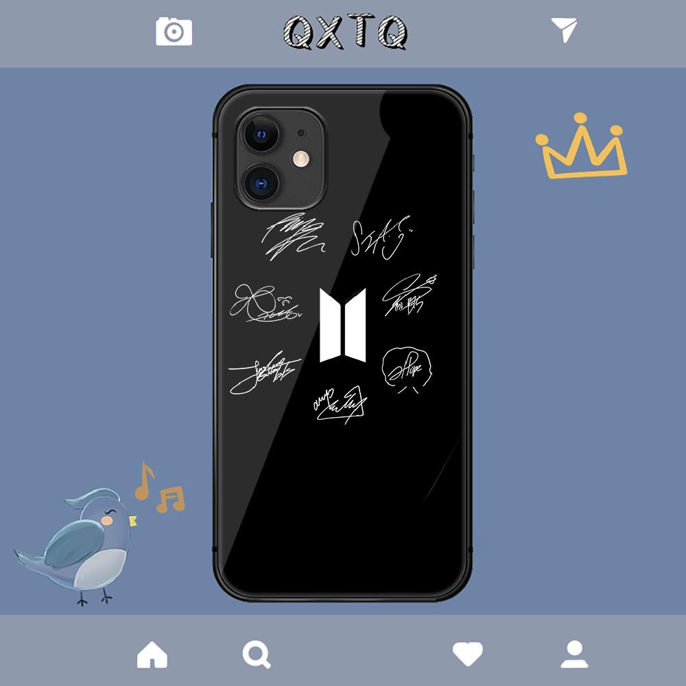 Чехол с изображением бойз-бэнда в стиле K-pop для iPhone, Samsung Galaxy, Redmi Note S 17 16 15 14 13 20 24 25 54 Pro Max Ultra Fe из закаленного стекла.