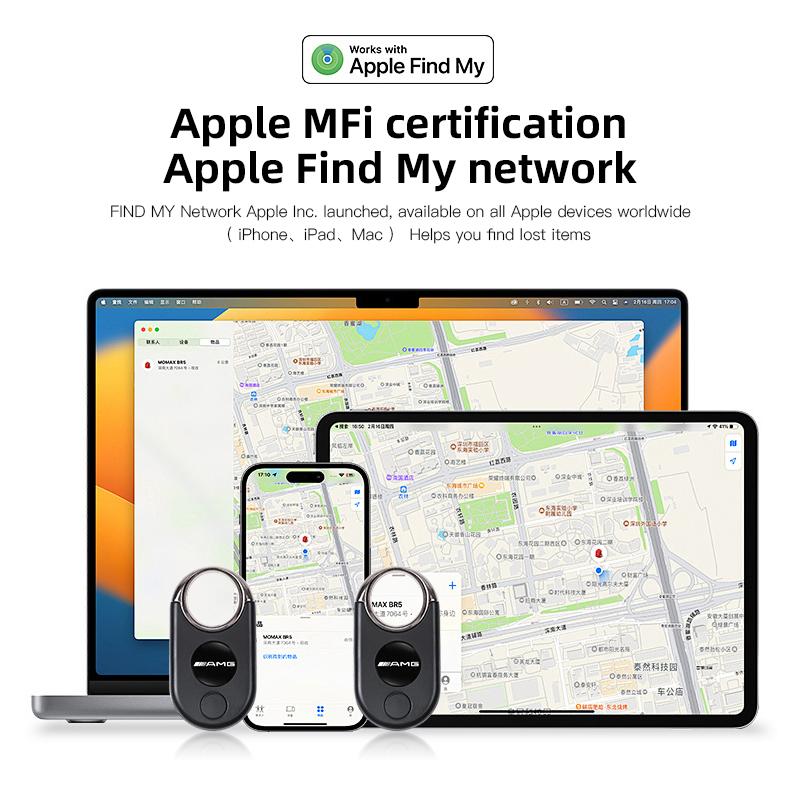 1 шт. Умная метка iPhone GPS-локатор Анти-потеря Трекер Брелок для ключей автомобиля Для Mercedes Benz AMG A B C E G CLA W211 W203 W204 C260 E300L