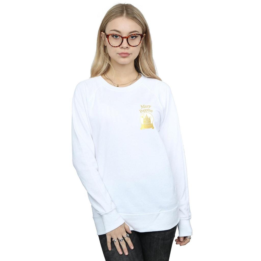 Disney Womens/Ladies Mary Poppins Snowball Chest Sweatshirt