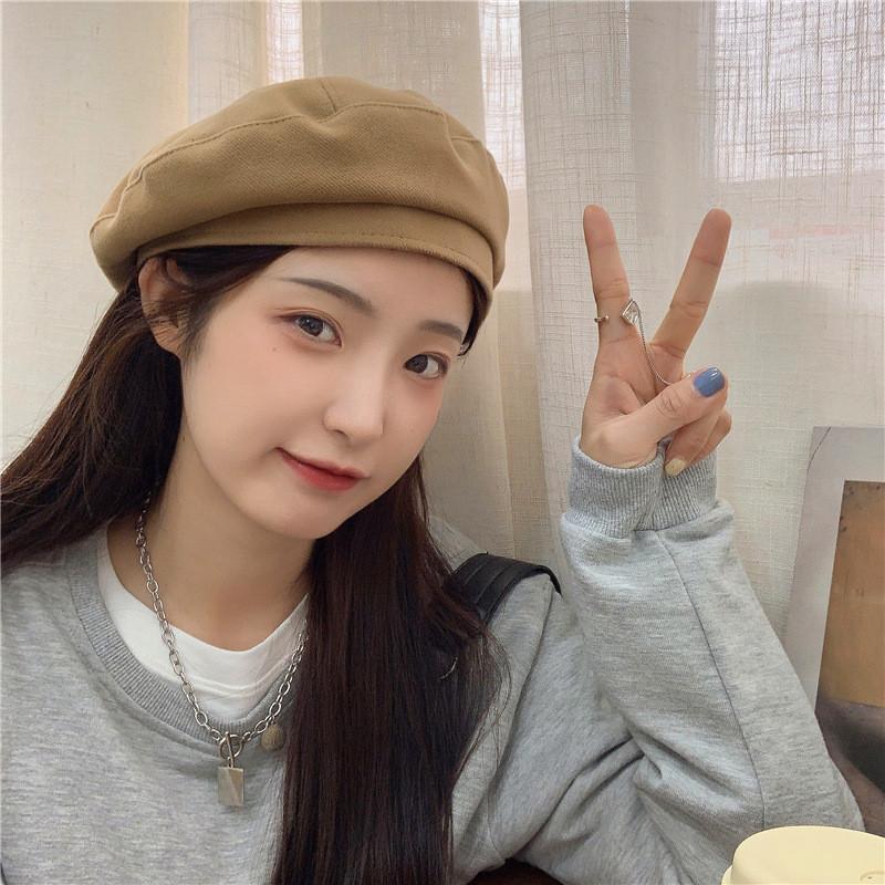 Warm Fashionable And Winter Wool Beret For Women Sweet And Style Cute