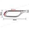For Renault Koleos 2 II 2017 2018     Car Rear Bumper Tail Chrome Decorative Trim Cover Frame