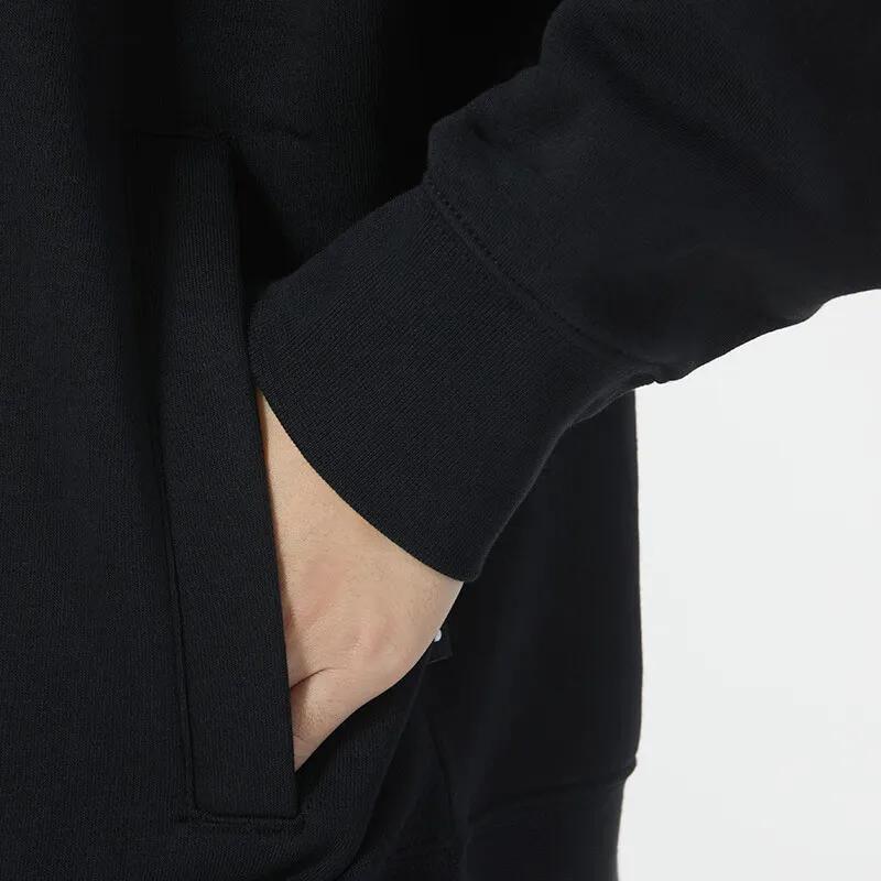 Nike Sweatshirts Men's Black Lapel Moderate Regular (Unisex) Sweatshirts FN2156 010