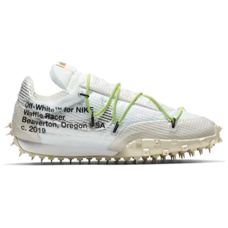 Nike WMNSNike X Off White Waffle Racer 'Electric Green' Women's CD8180-100