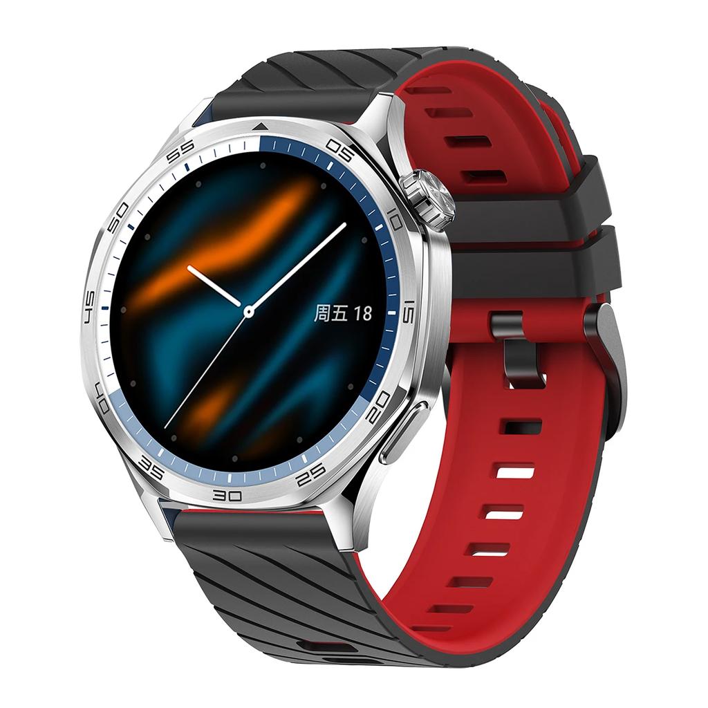 Сменный ремешок 22 мм для Amazfit Balance/GTR 4 3 2, силиконовый ремешок для часов Amazfit Bip 6 5/ Stratos 3 2 2S, регулируемый ремешок-браслет.