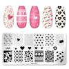 1Pc Stainless Steel Nail Art Template Nail Stamping Plate Manicure Tool Leaf Flower Butterfly Heart