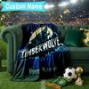 Custom Name Blanket Minnesota Logo Blanket Bedding Blanket for Travel, Camping, Living Rooms, Offices, Sofas, Fan Christmas gift