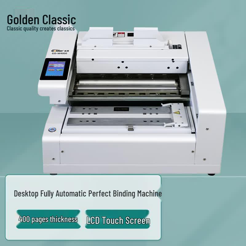GOLDEN GD-W4000 Fully Automatic Wireless Thermal Binding Machine CN plug (adapter included)