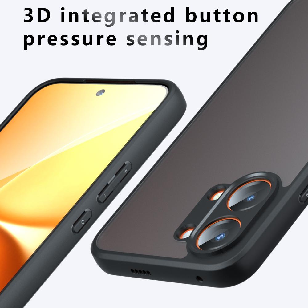 Чехол для Poco X8 Pro Max Redmi Turbo 5 Max Матовый Frosted Полупрозрачный Подушка безопасности Ударопрочный Нежелтеющий Защита от отпечатков пальцев
